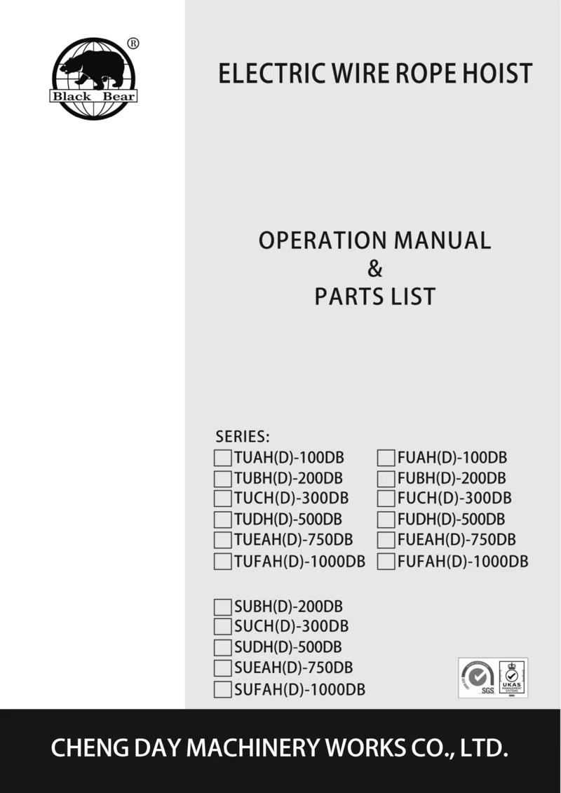 Electric Wire Rope Hoist-DC series USA-BB